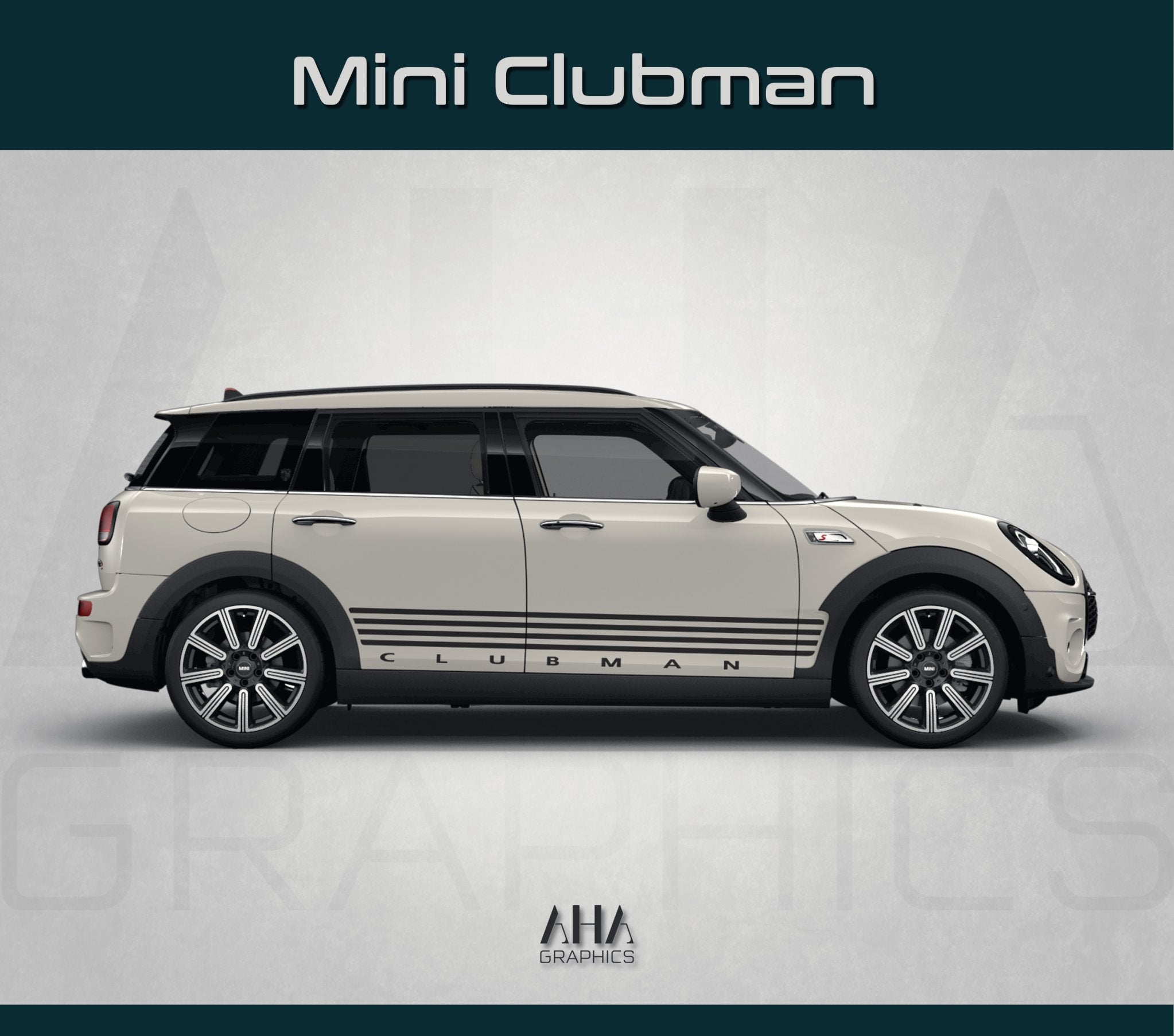 Mini Clubman Side Stripes Decals
