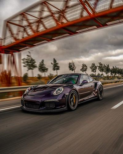 991 991.2 GT3RS Checkered Side Stripes with Fenders Wing Decals