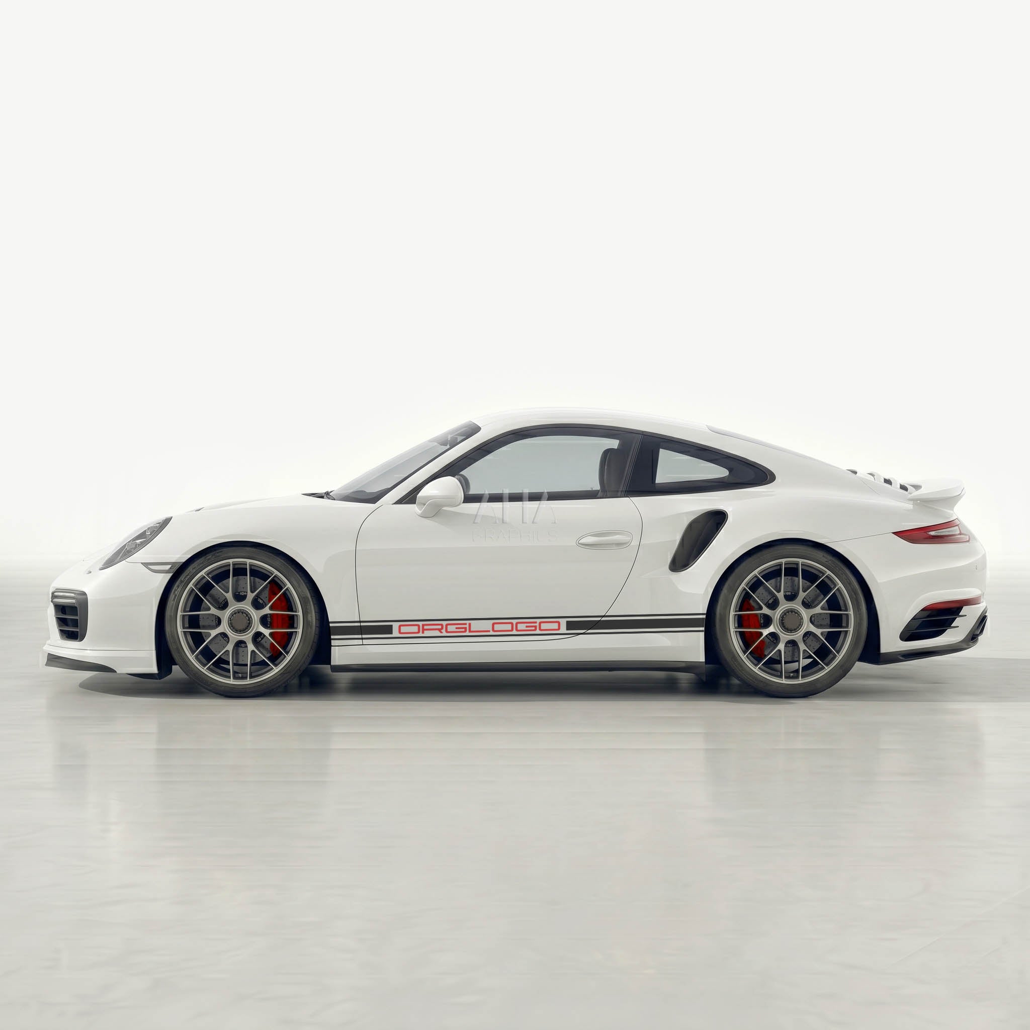 991 992 911r Side Stripes Decals