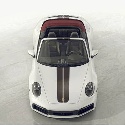 992 Cabriolet Center Stripes Decals
