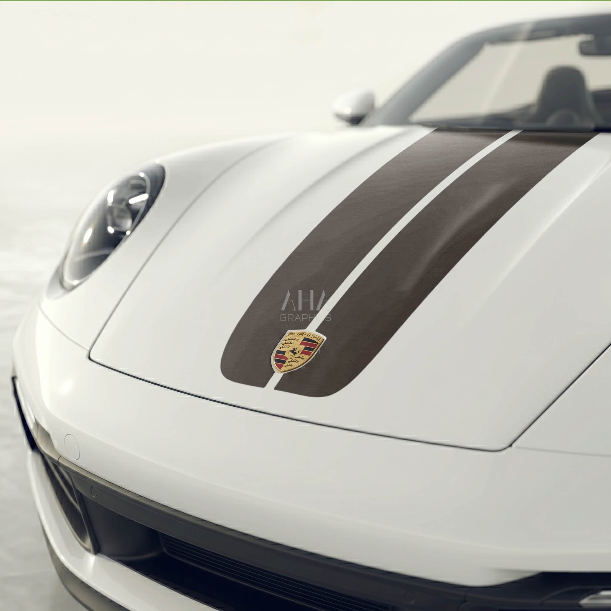 992 Cabriolet Center Stripes Decals