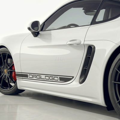 718 Cayman Side Stripes Decals