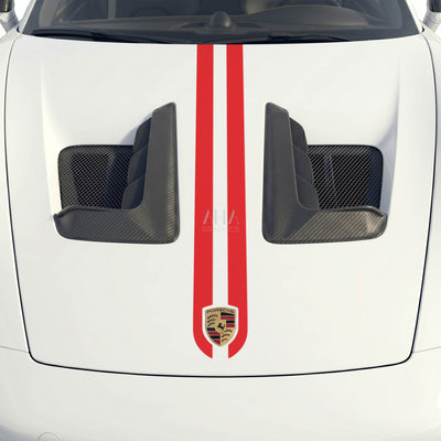 992 GT3RS Center Stripes Decals