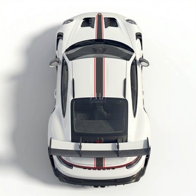 992 GT3RS Center Stripes Decals
