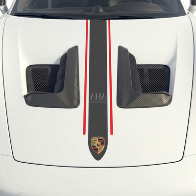 992 GT3RS Center Stripes Decals