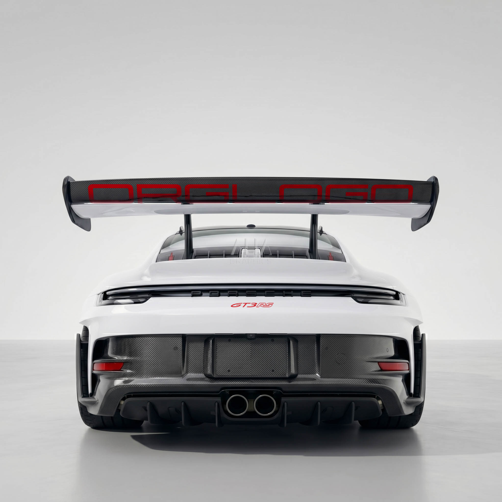 992 GT3 RS Checkered Side Stripes Decals