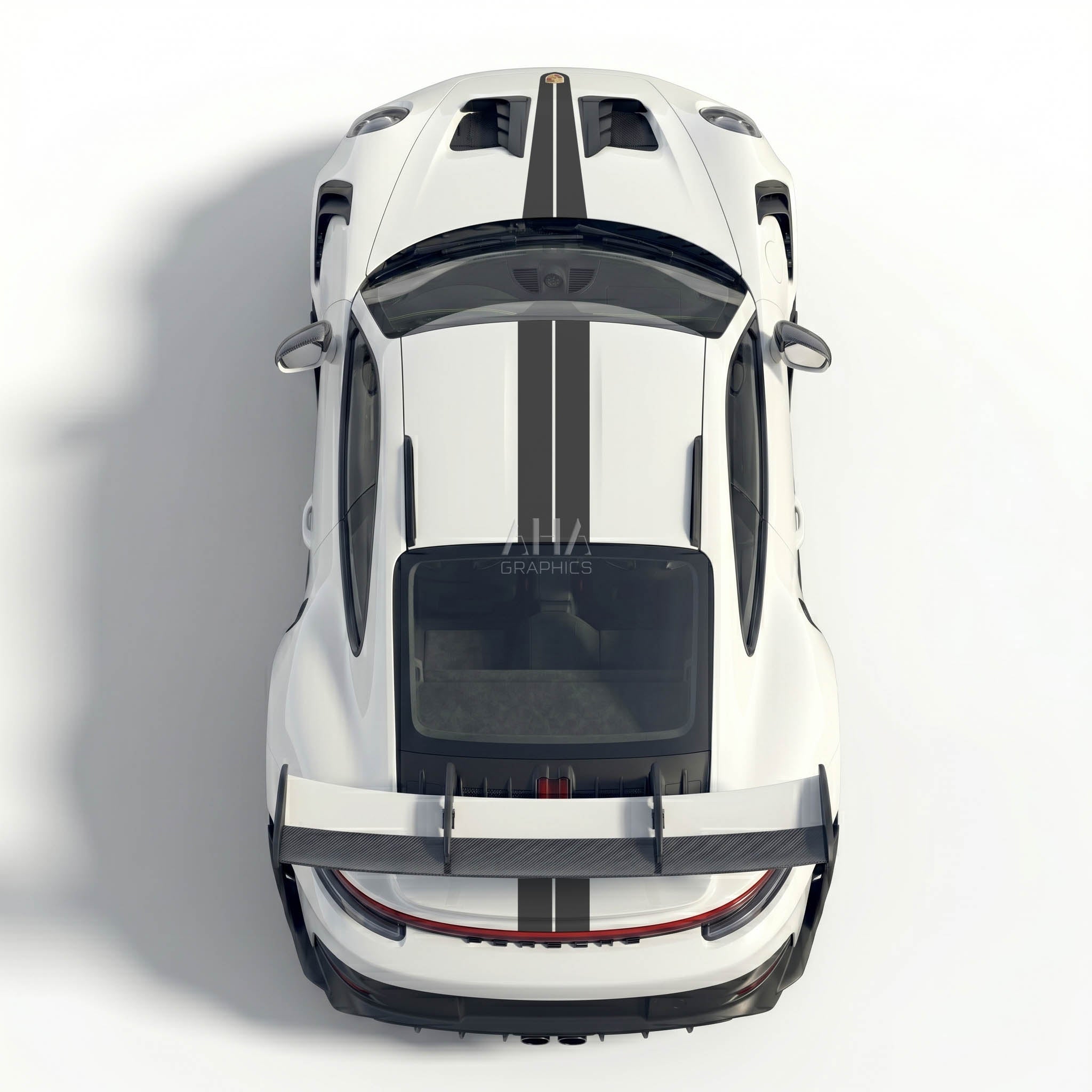 992 GT3RS Center Stripes Decals