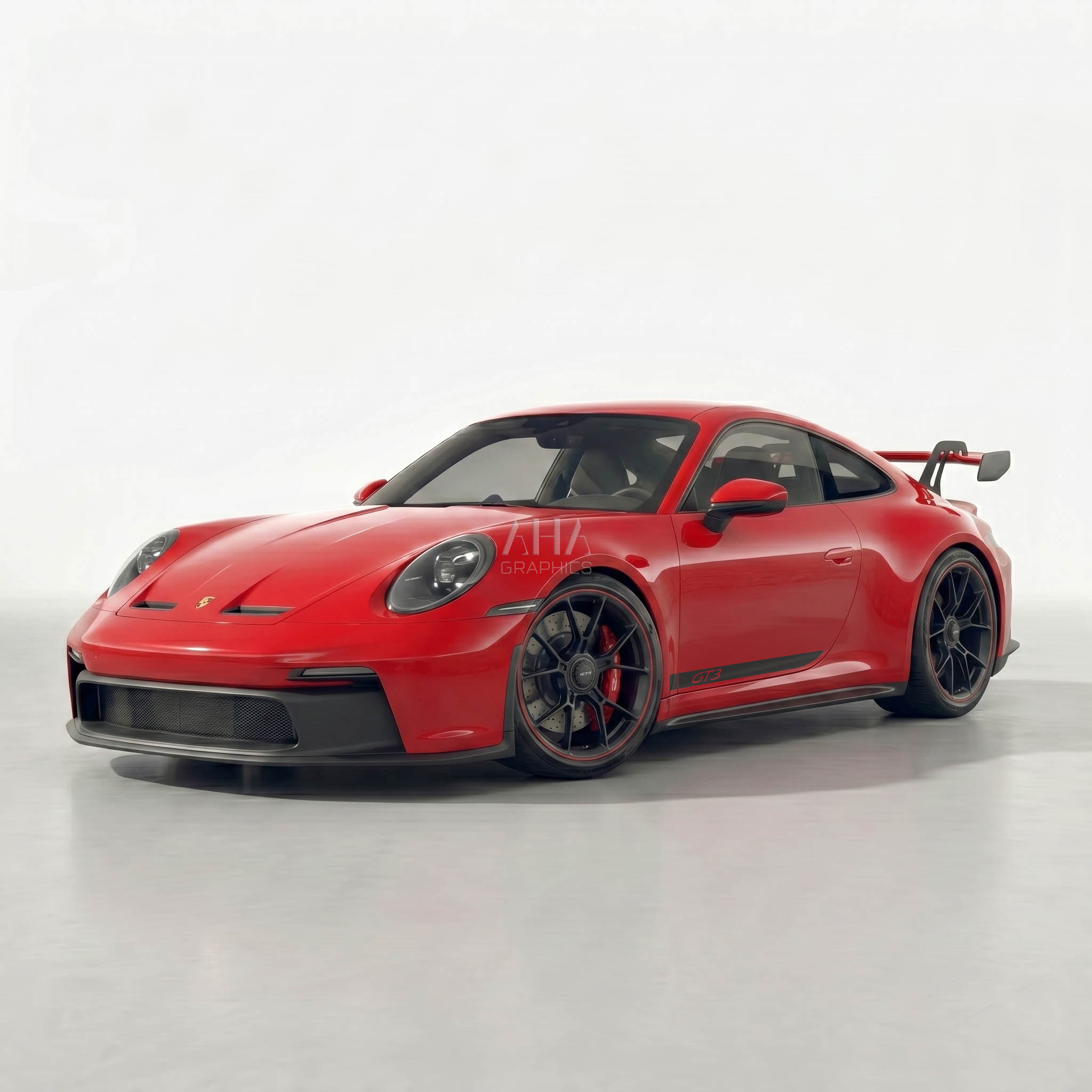 992 911 GT3 Side Stripes Decals