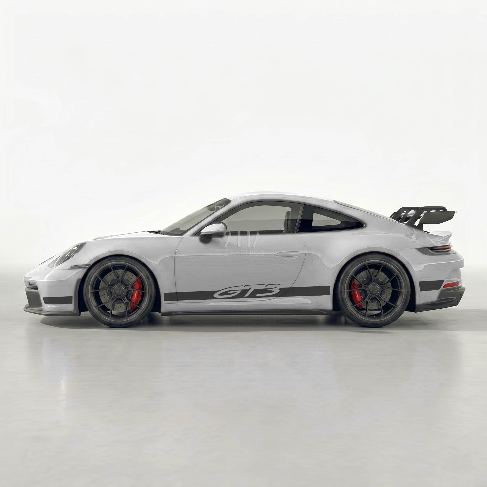 992 911 GT3 Side Stripes Decals