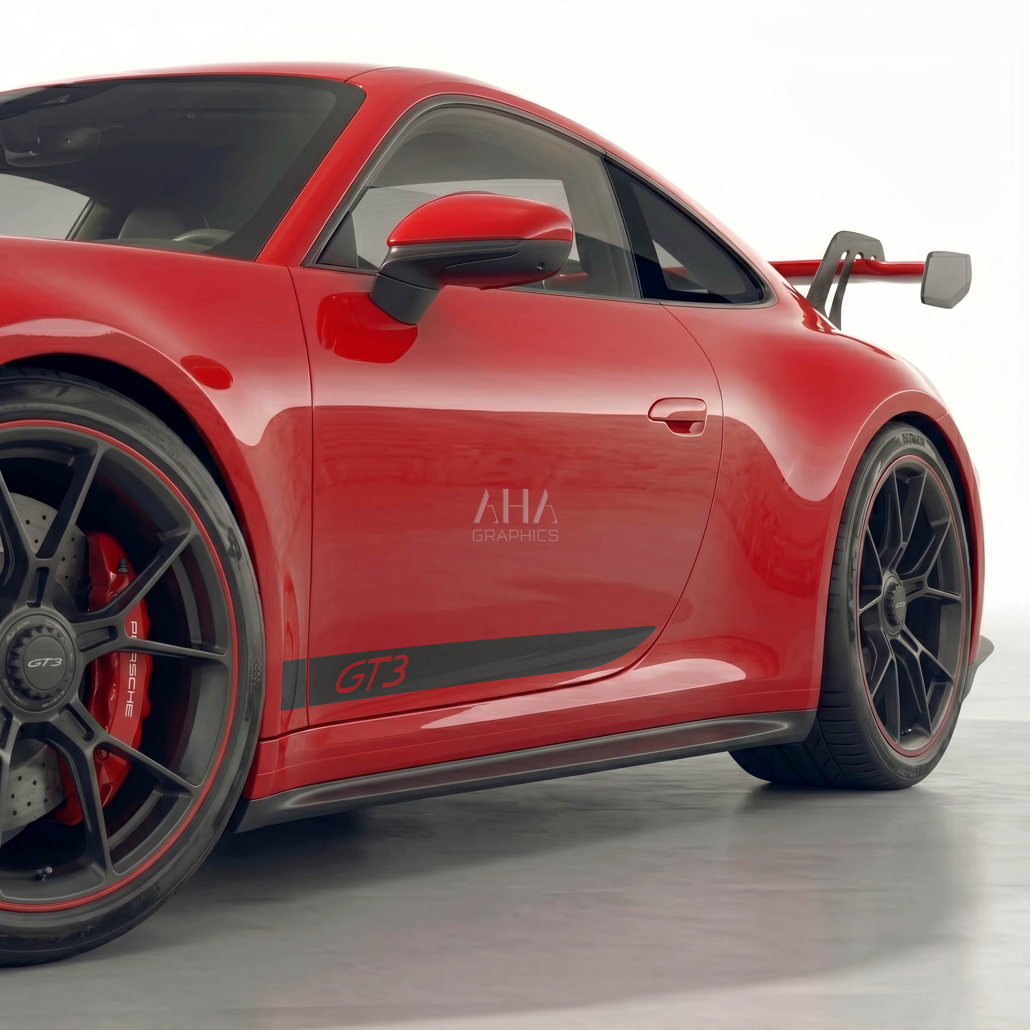 992 911 GT3 Side Stripes Decals