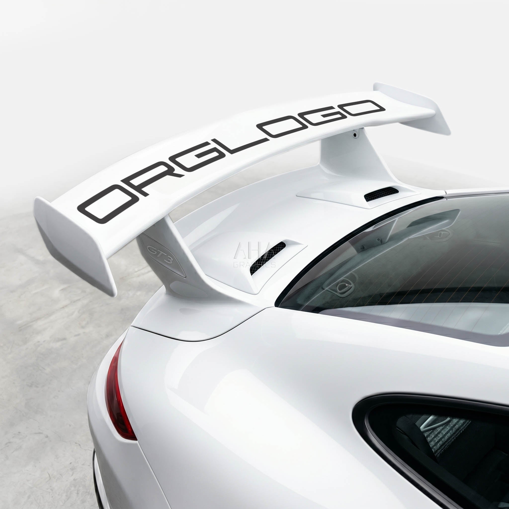 991 GT3 Rear Wing Decal