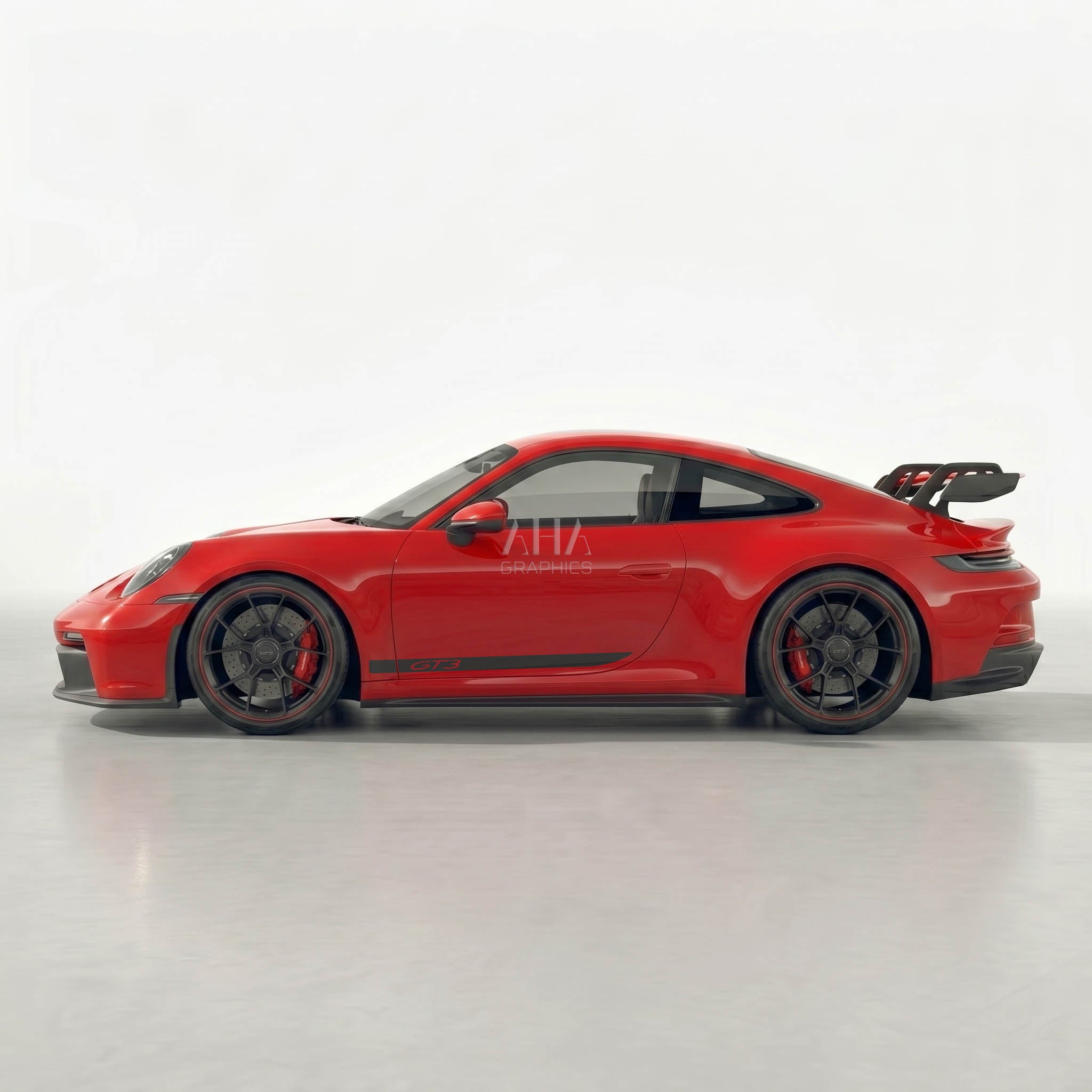 992 911 GT3 Side Stripes Decals