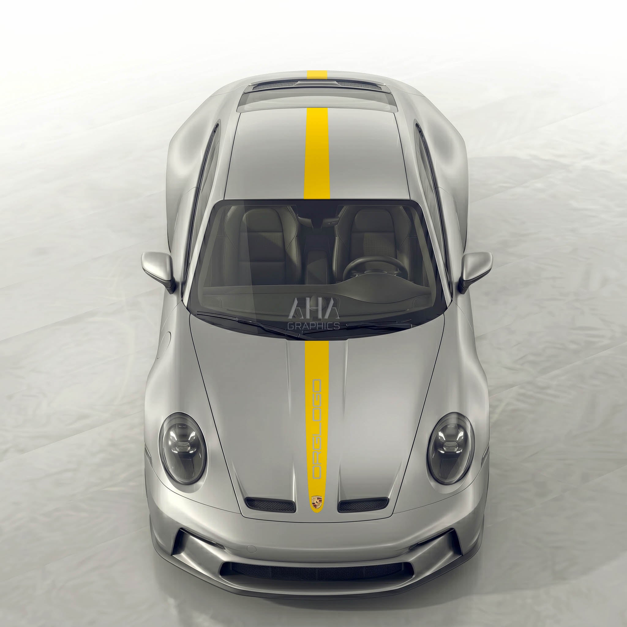 992 GT3 Touring Motorsport Center Stripes Decals