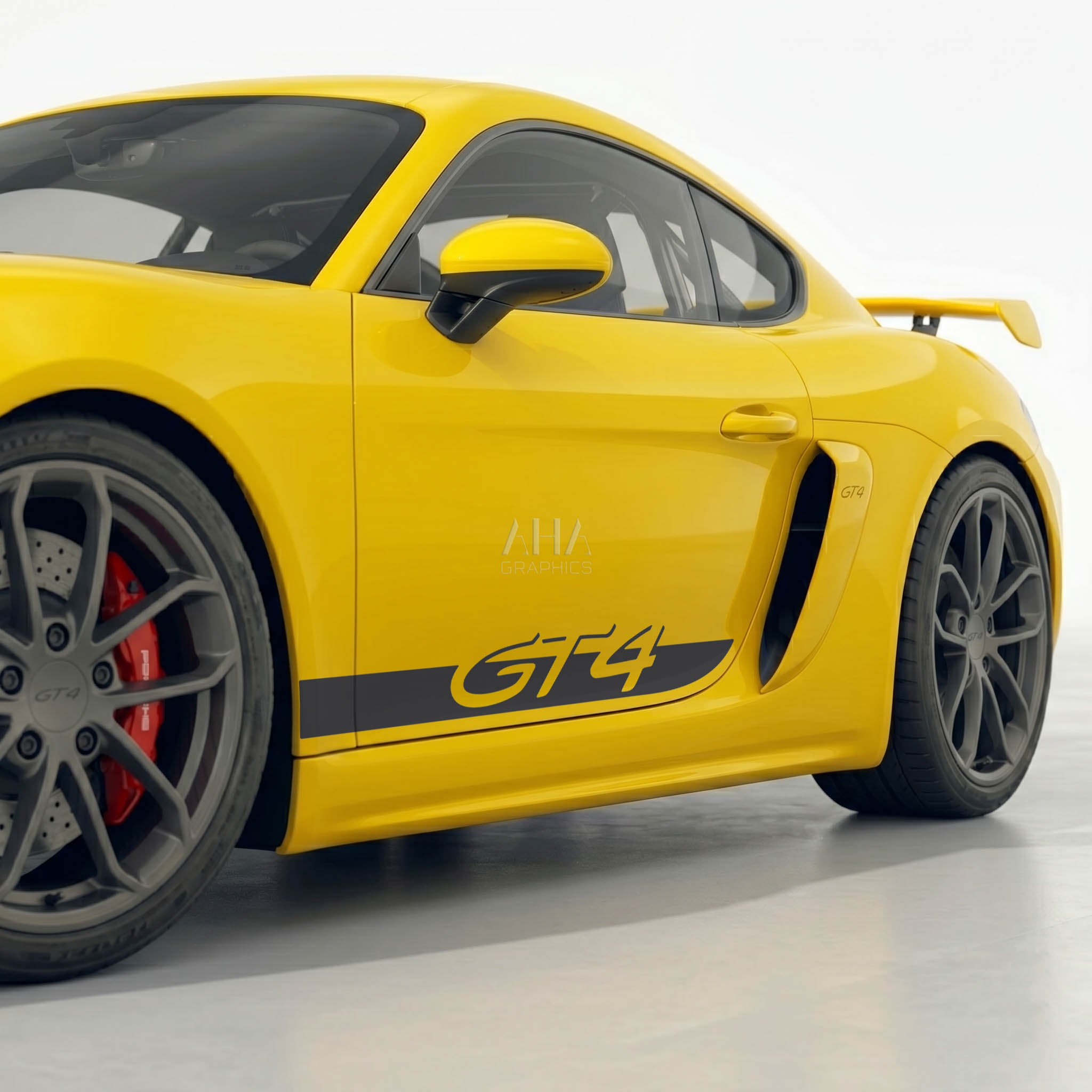 718 Cayman GT4 Side Stripes Decals