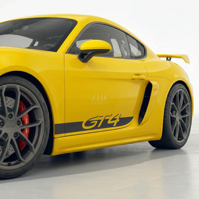 718 Cayman GT4 Side Stripes Decals