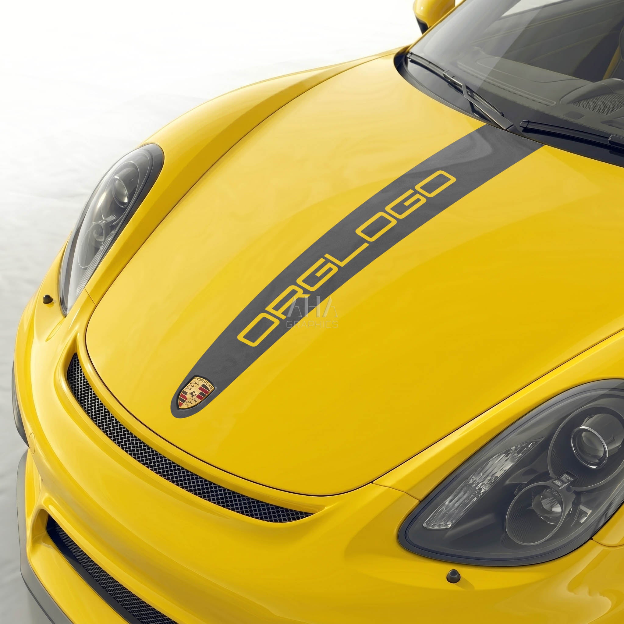 981 Cayman GT4 Center Stripes Decals