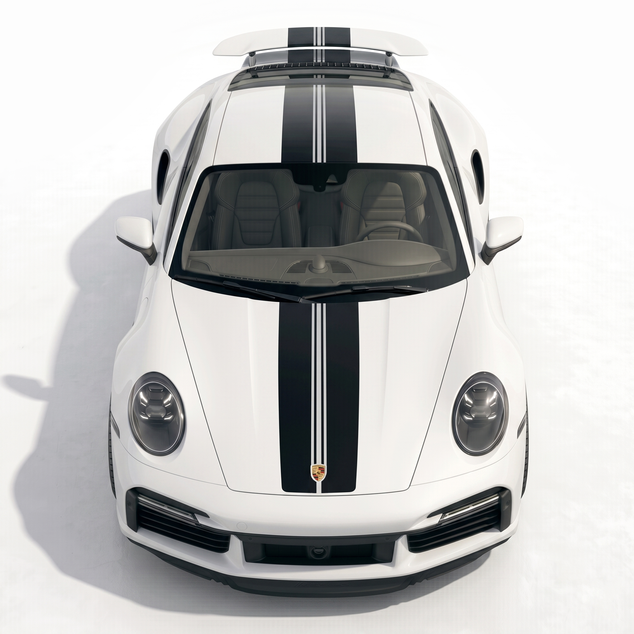 992 911 Carrera Turbo S 4S Center Stripes Decals