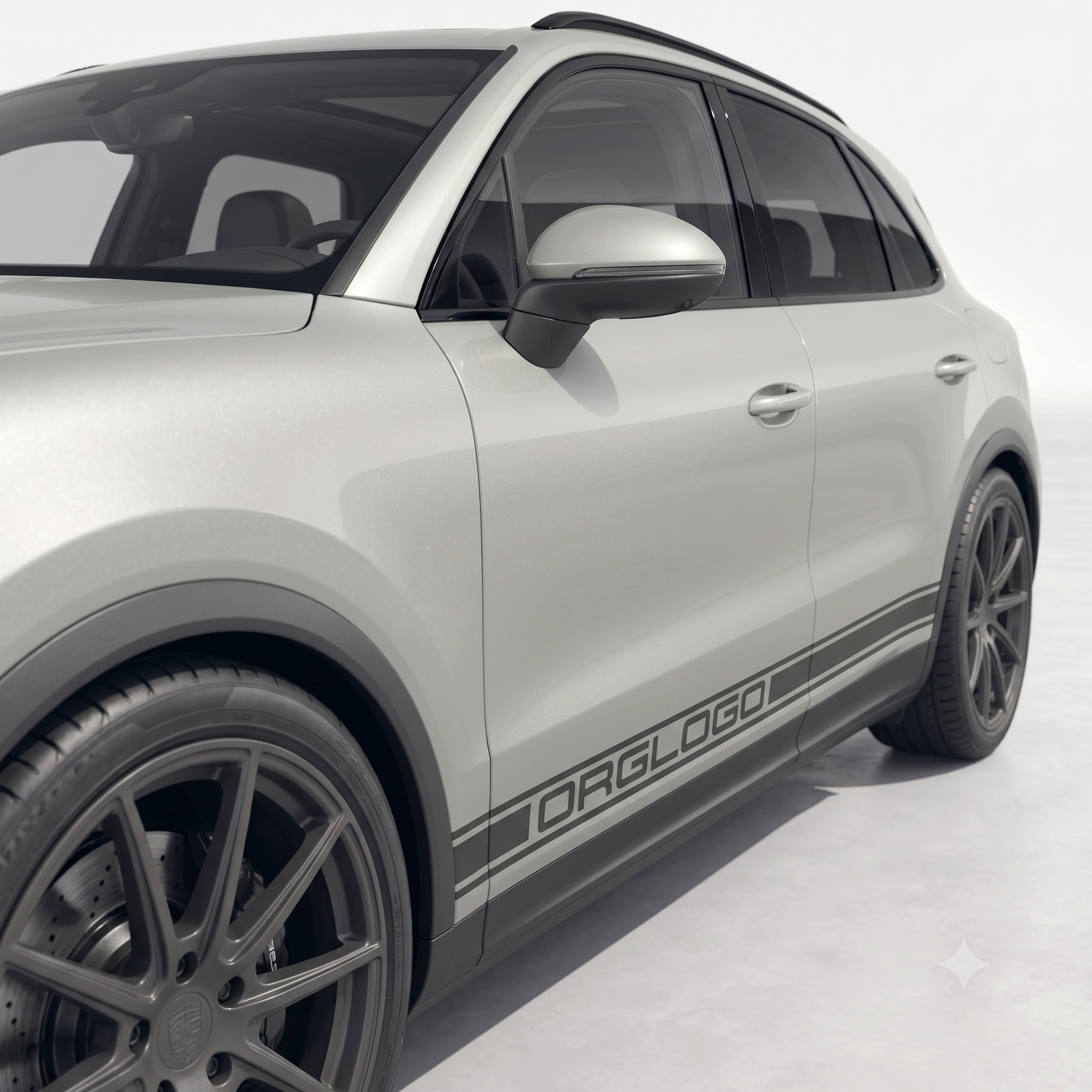 Side Stripes Decals for 9YA Cayenne GTS Turbo Gt
