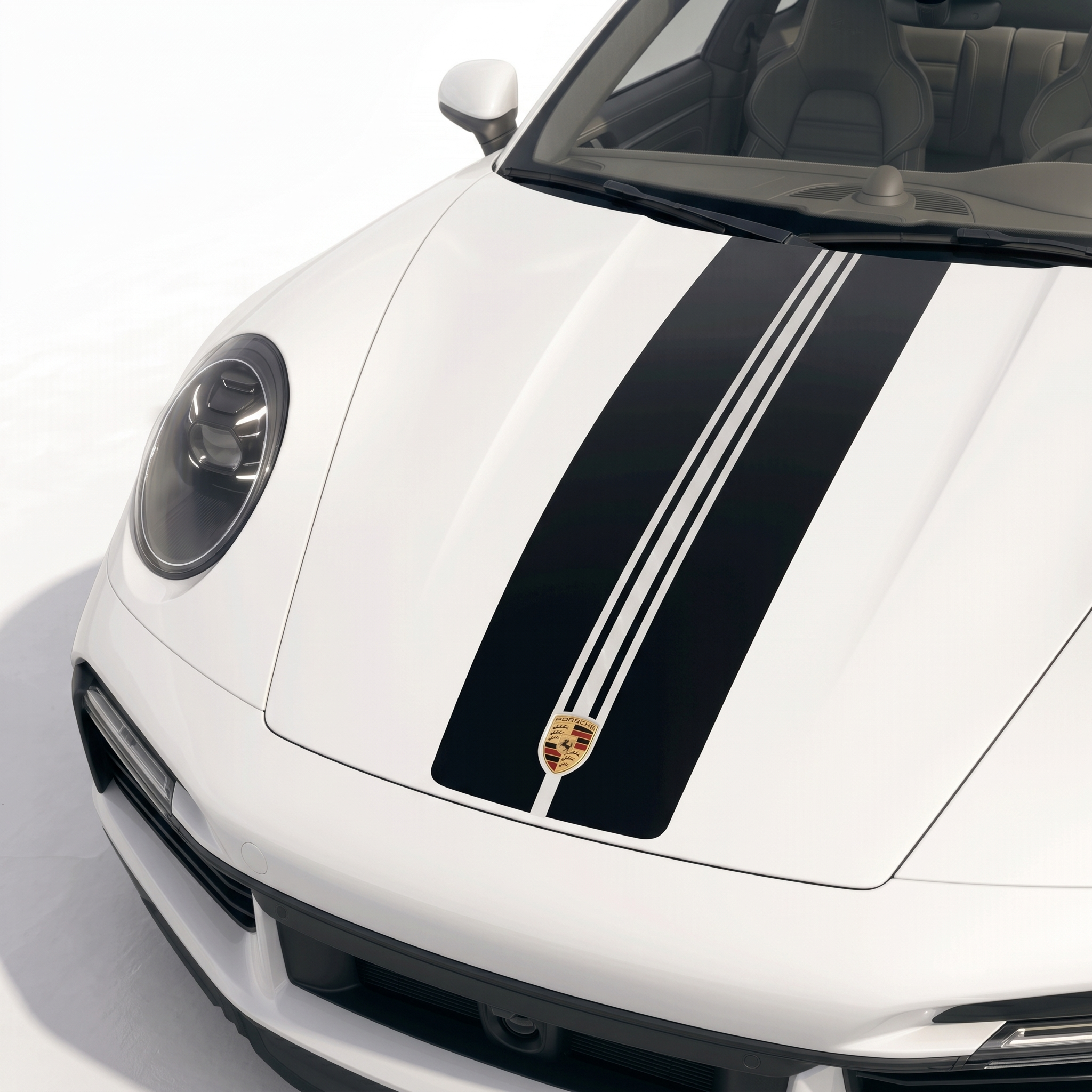 992 911 Carrera Turbo S 4S Center Stripes Decals