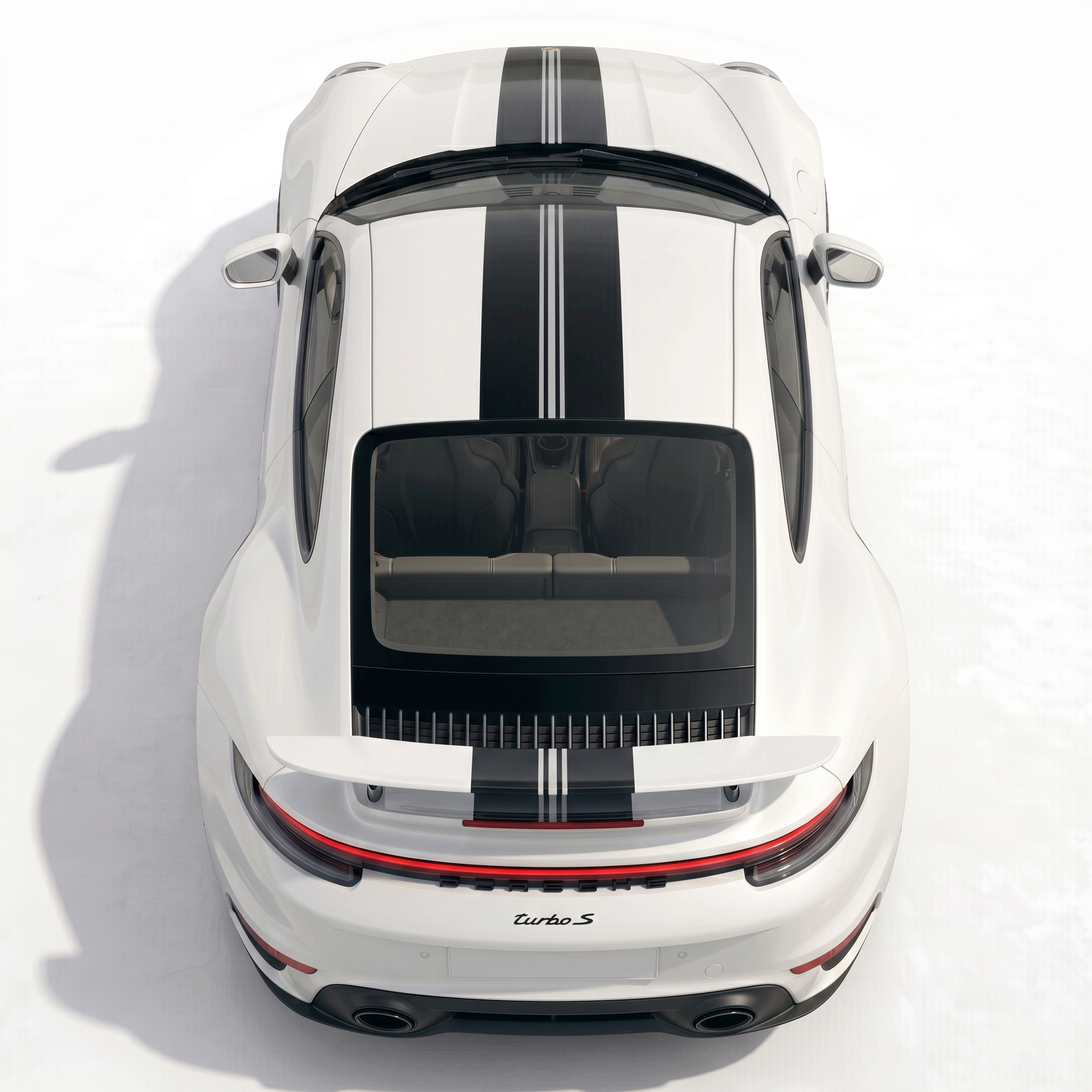 992 911 Carrera Turbo S 4S Center Stripes Decals
