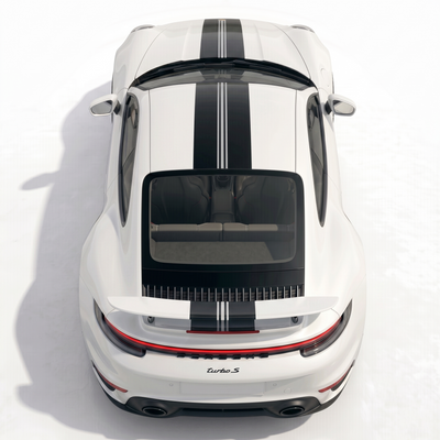 992 911 Carrera Turbo S 4S Center Stripes Decals
