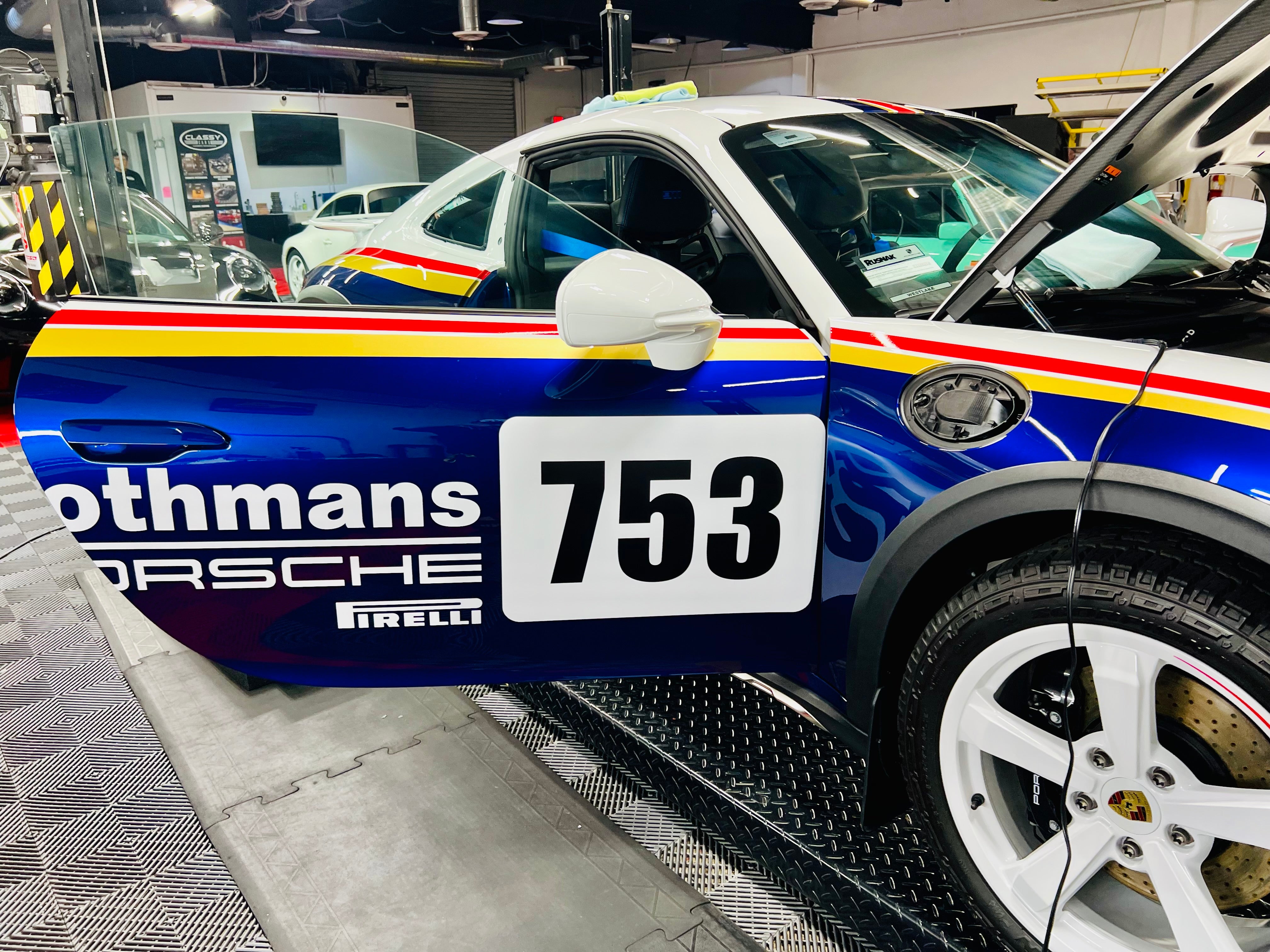 911 Dakar 992 Rothmans Side Decals