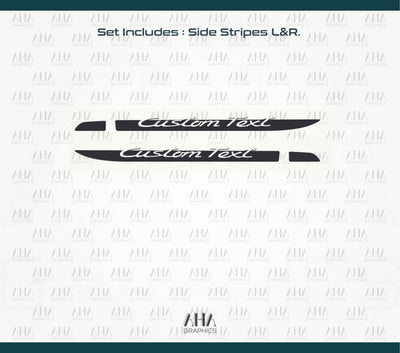 718 Cayman Side Stripes Decals