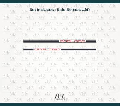 Taycan Side Stripes Decals