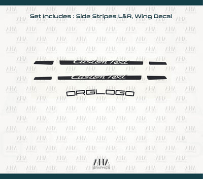 Porsche 997 GT3RS Side Stripes Decals