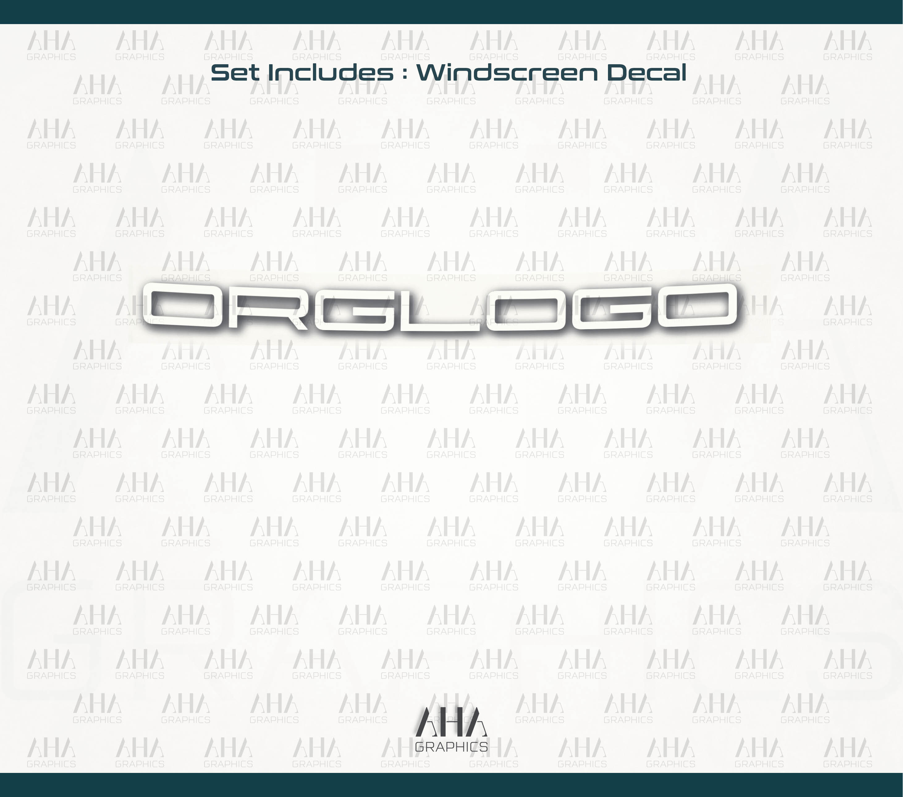 718 GT4 GT4RS Windscreen Decal