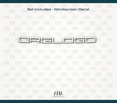 718 GT4 GT4RS Windscreen Decal