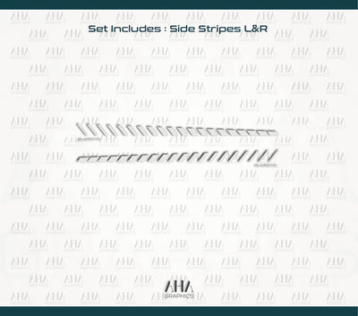 Audi A4 Side Stripes Decals