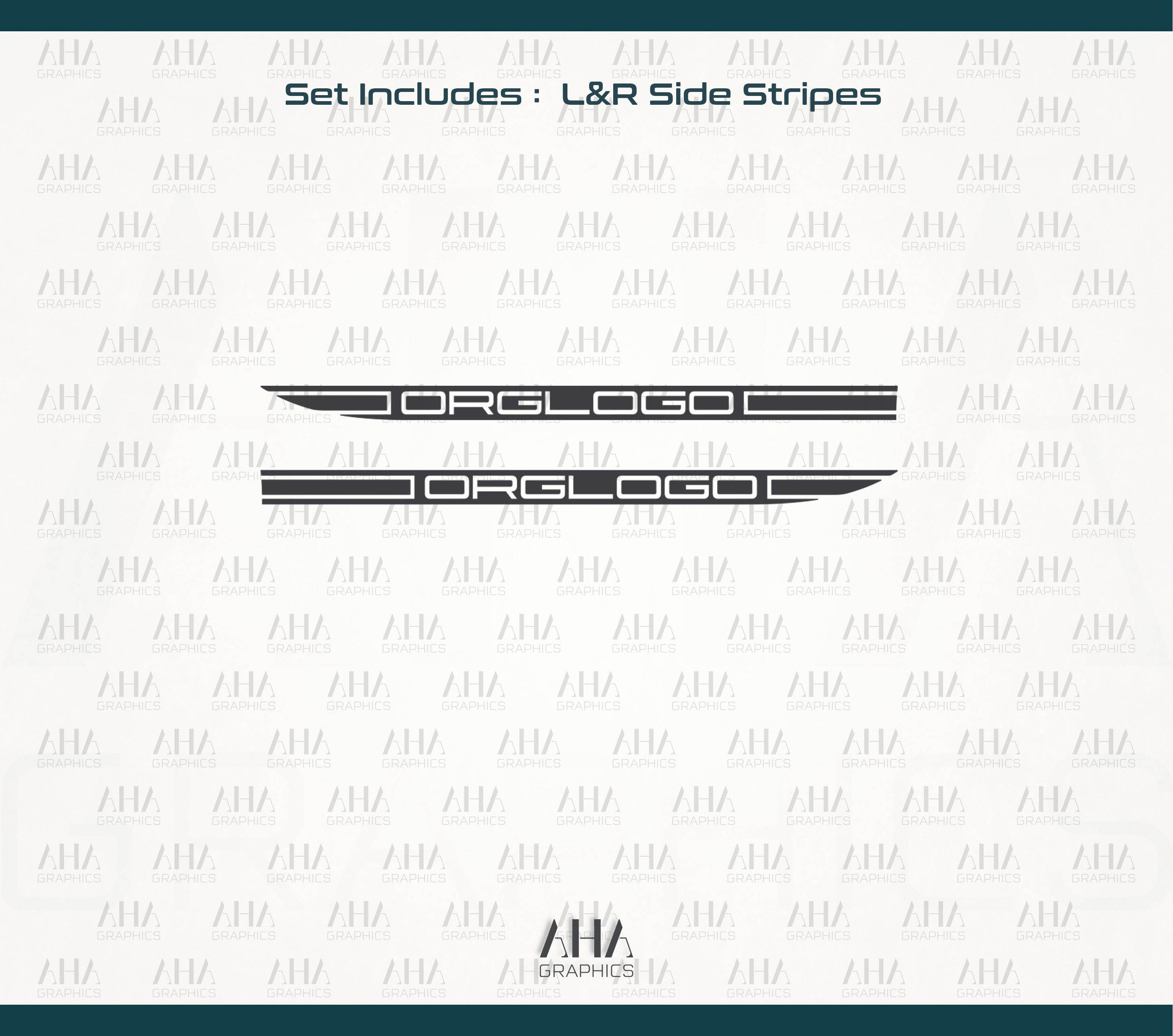992 911 Side Stripes Decals
