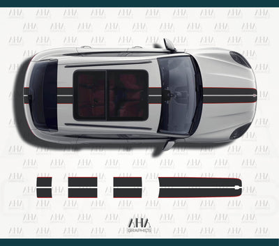 95B Macan GTS Center Stripes Decals