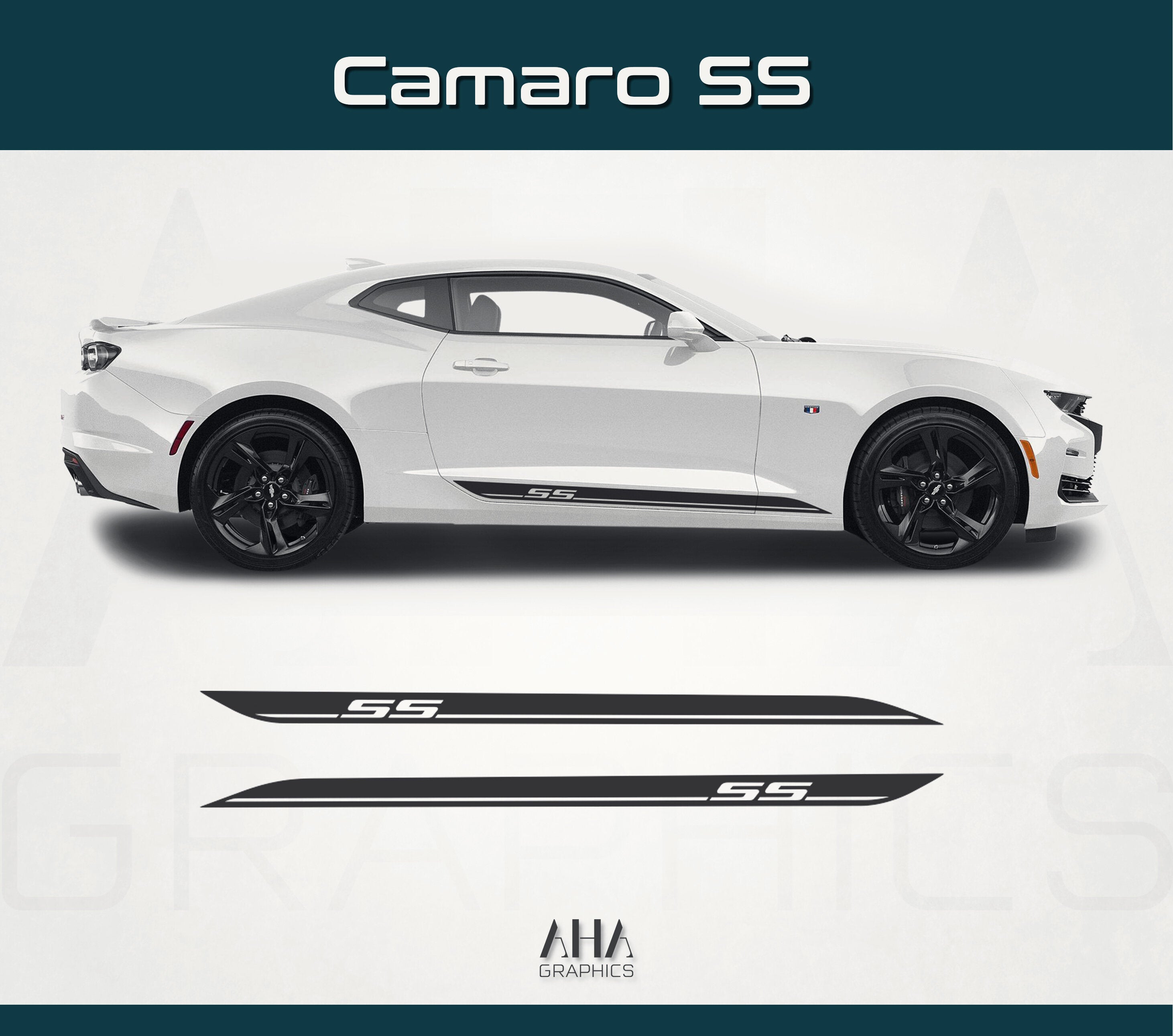 Side Stripes Decals for Chevrolet Camaro SS