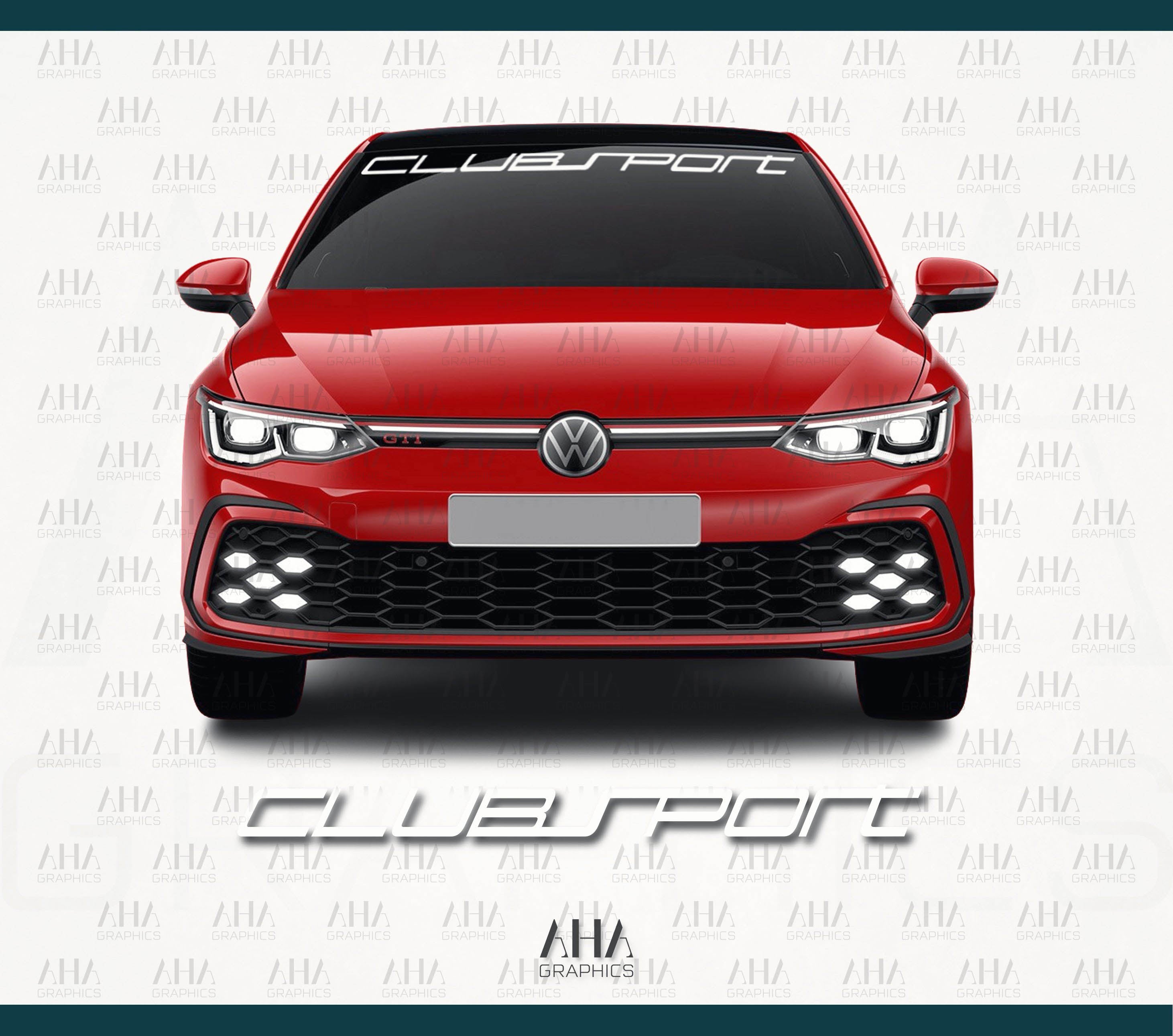 Volkswagen Golf 8 Clubsport Windscreen Decal