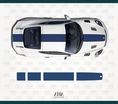 718 Cayman GT4RS 982 Center Stripes Decals