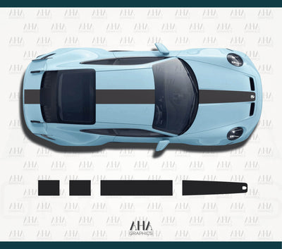 992 GT3 Center Stripes Decals
