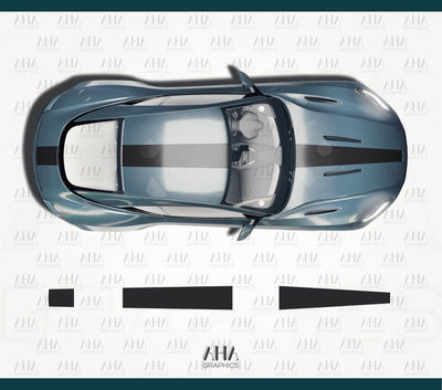 Aston Martin DB11 Center Stripes Decals