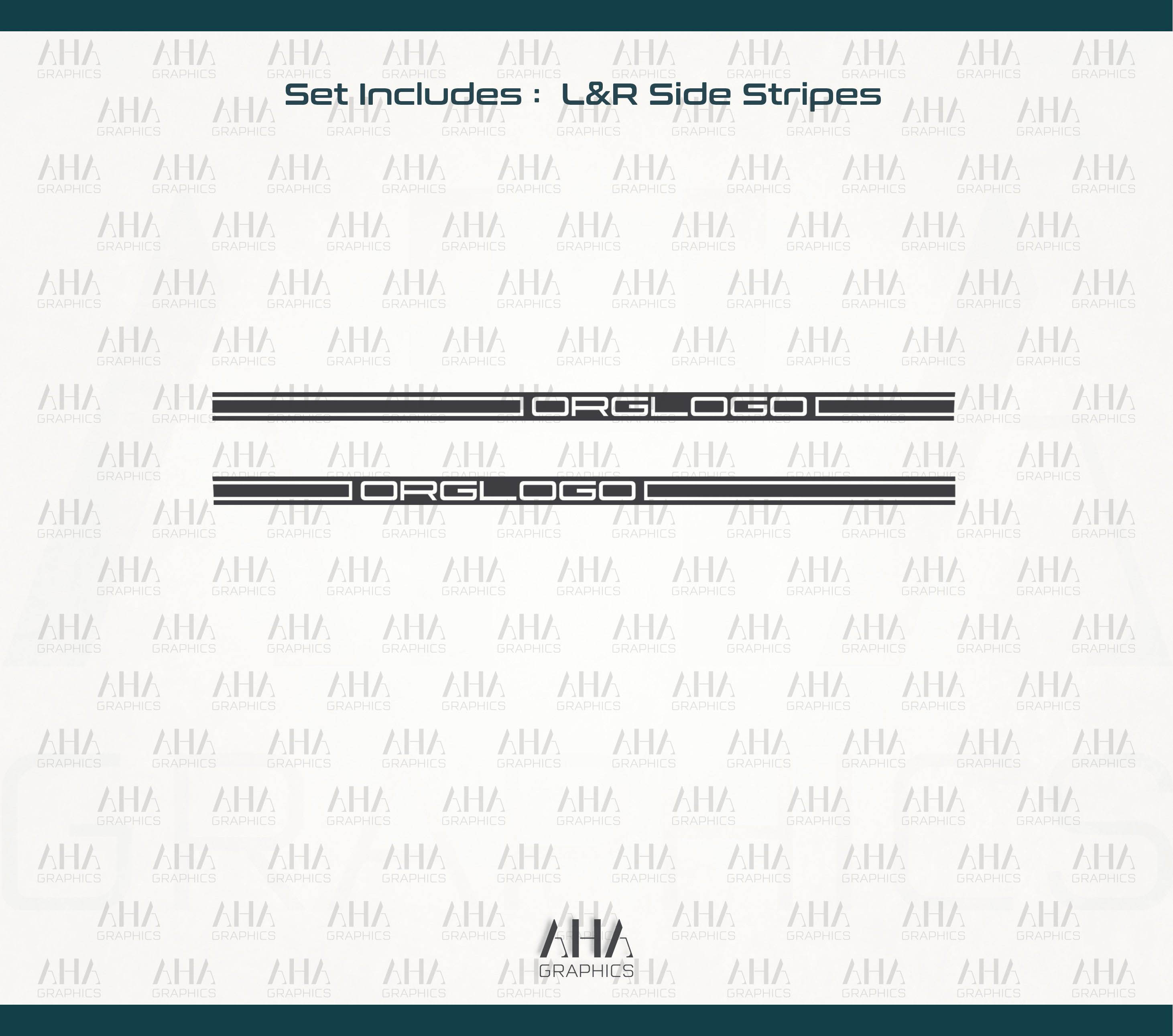 992 911 Side Stripes Decals