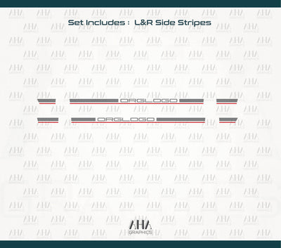 992 911 GT3 Touring Side Stripes Decals