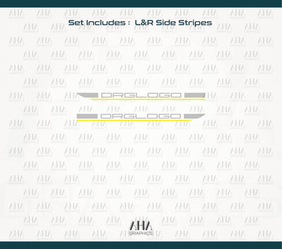 992 911 Carrera GT3 Touring Side Stripes Decals