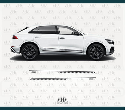 Audi Q8 RSQ8 Side Stripes Decals