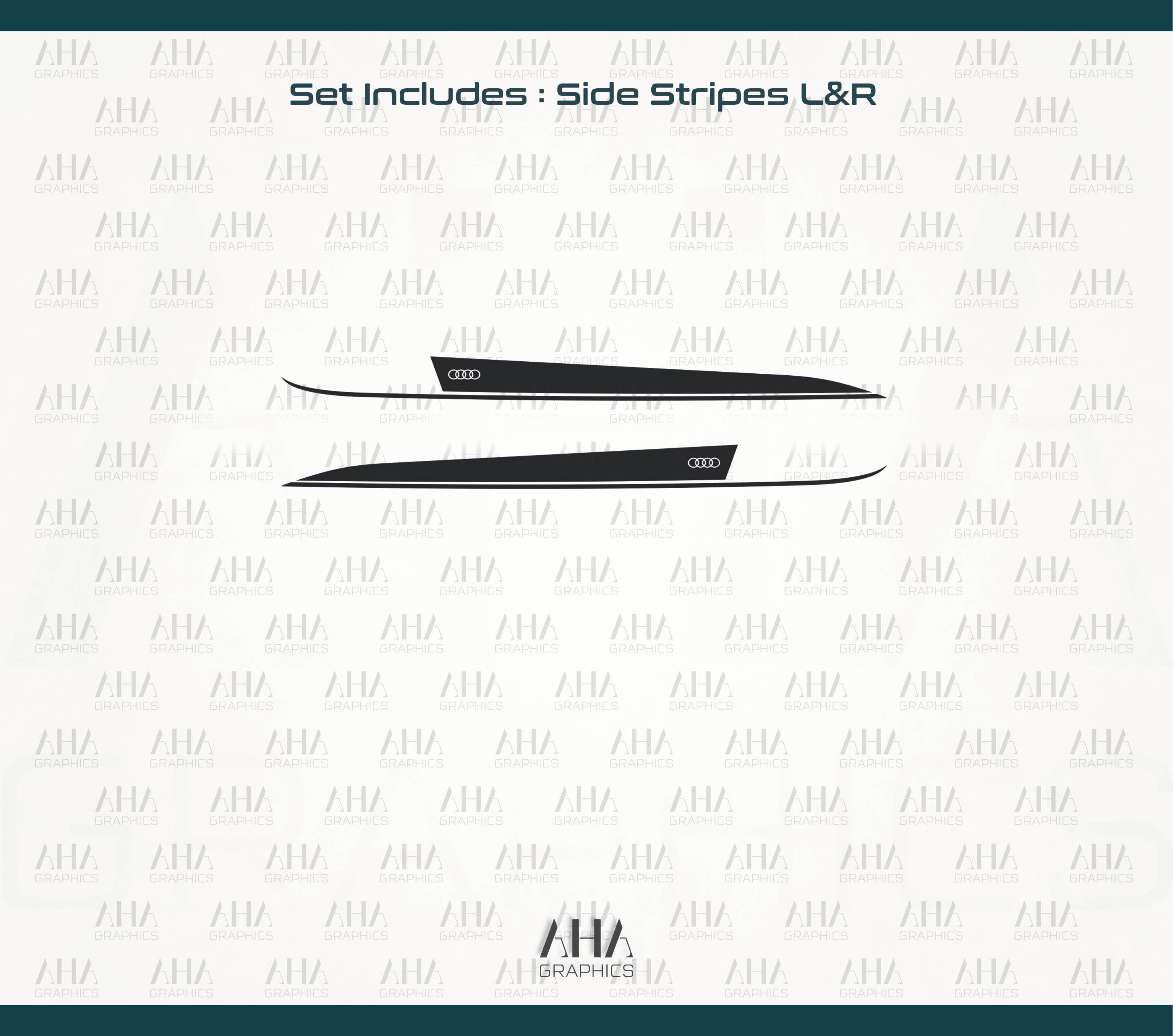 Audi R8 Audi R8 Spyder Side Stripes Decals