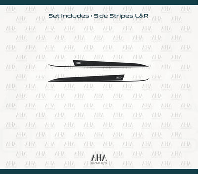 Audi R8 Audi R8 Spyder Side Stripes Decals