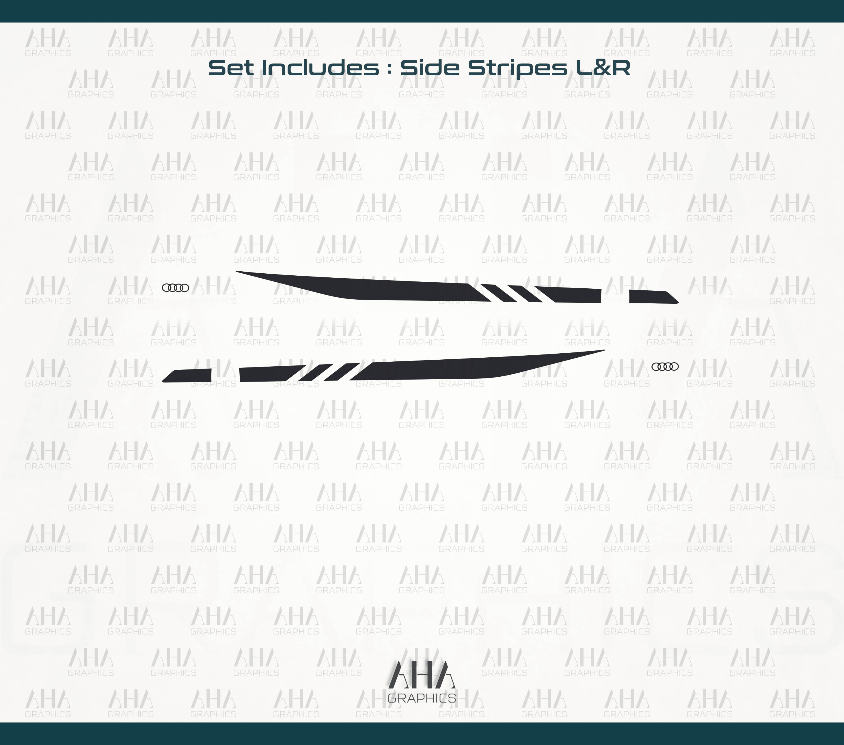 Audi A3 Audi RS3 Side Stripes Decals