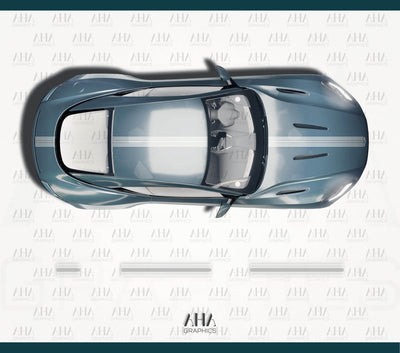 Aston Martin DB11 Center Stripes Decals