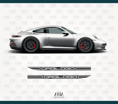 992 911 Side Stripes Decals