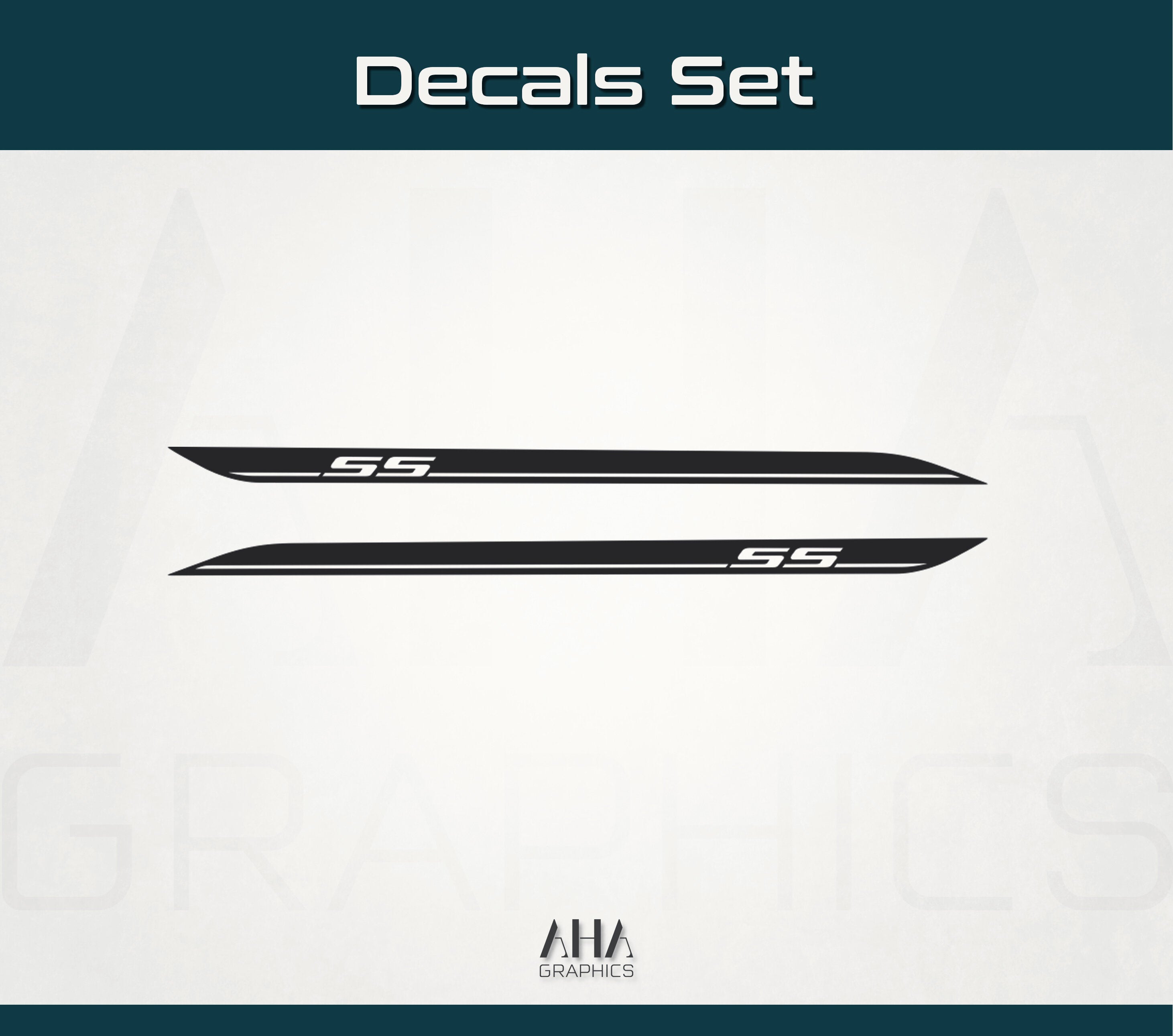 Side Stripes Decals for Chevrolet Camaro SS