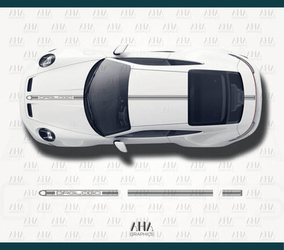 992 GT3 Touring Center Stripes Decals